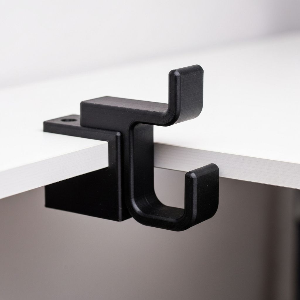 Desk Headphone Hook - Free 3D printable model
