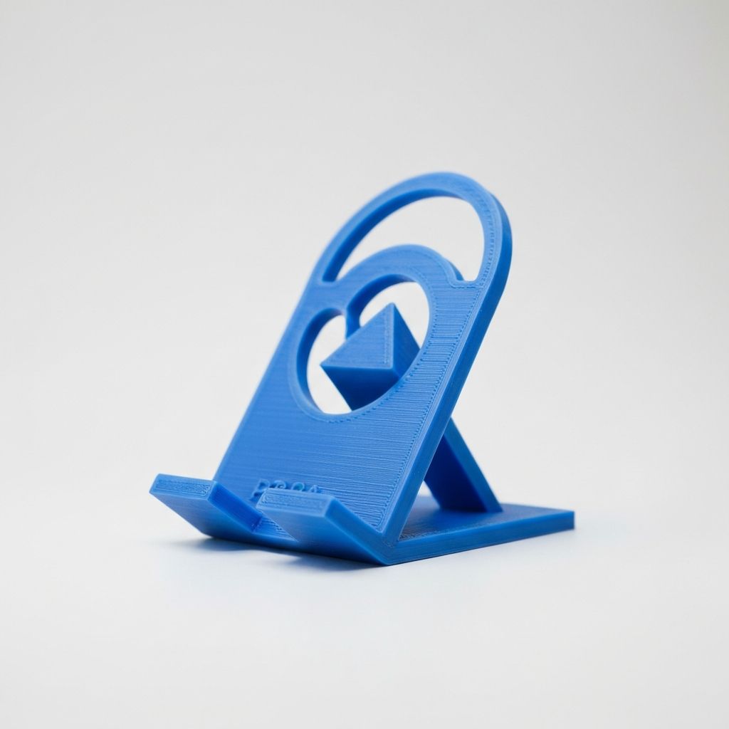 Minimal Geometric Phone Stand - Free 3D printable model